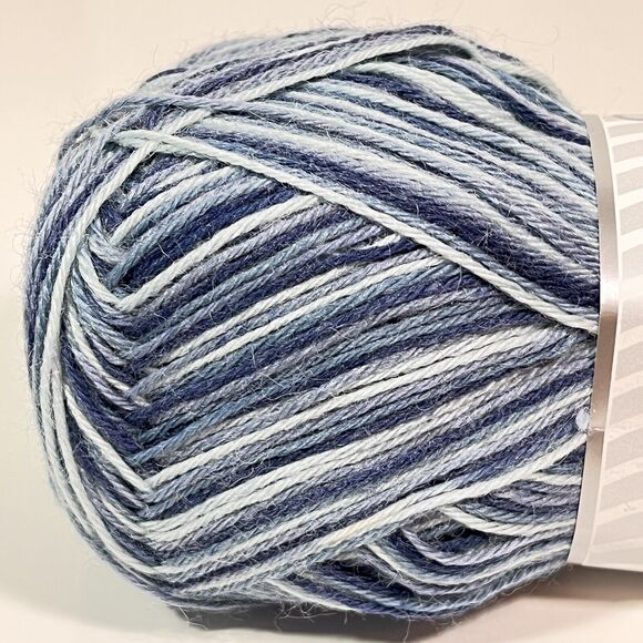 Lot of 4 Skeins of Ice Yarns Colorway Sock Yarn, Blue Tones - Picture 5 of 5